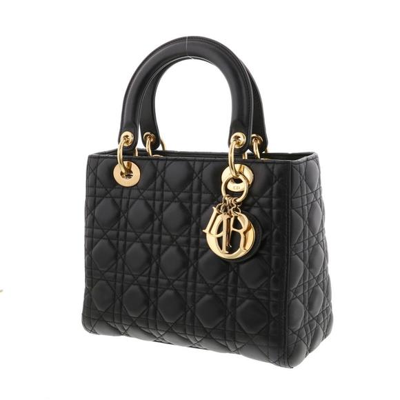 Dior Black All 2Way Handbag  Christian - Picture 1 of 6